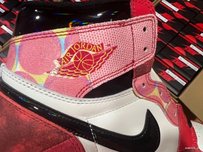 Chep Onekick 1 SPIDER-VERSE THE JORDAN HIGH ACROSS SPIDER-MAN DV1748-601 OG 0813